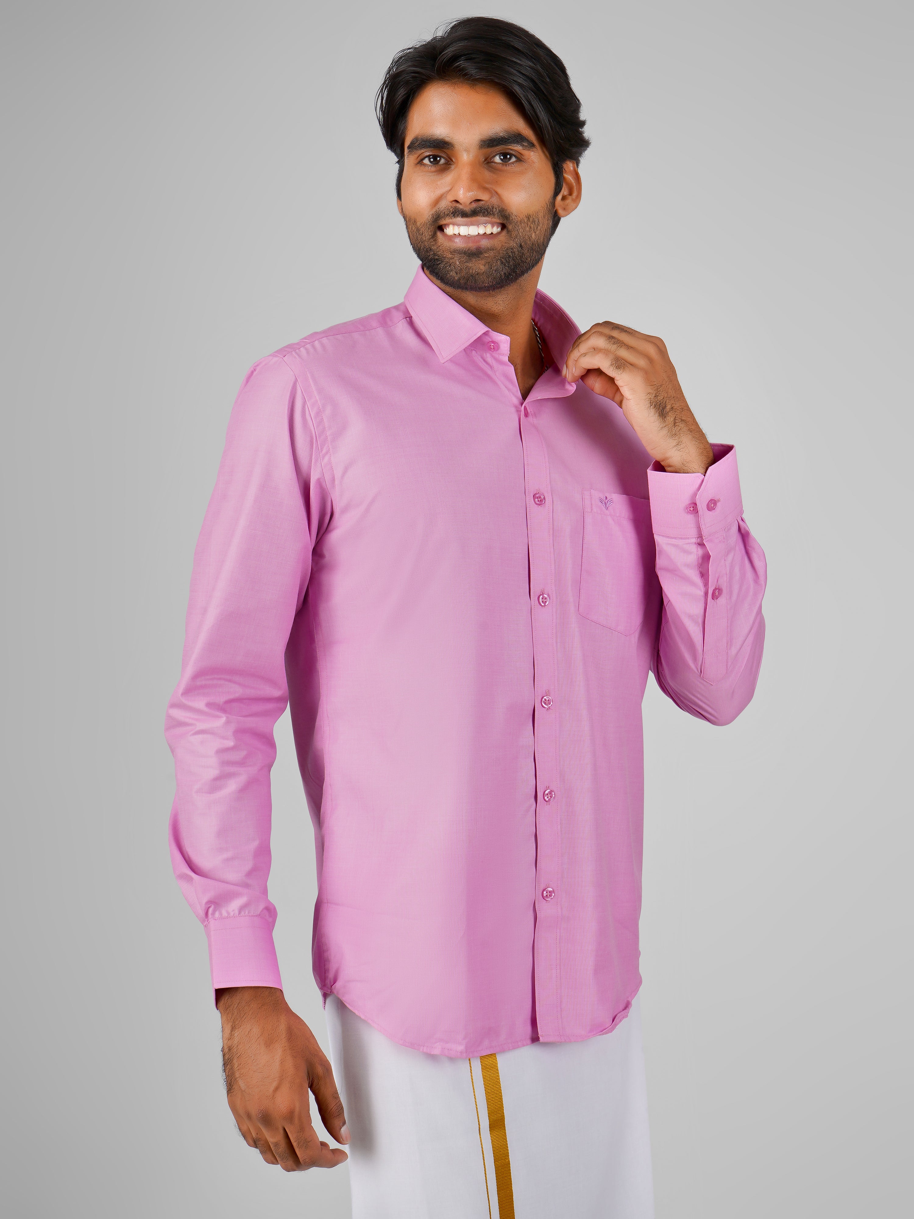 Pink Oxford Cotton Shirt