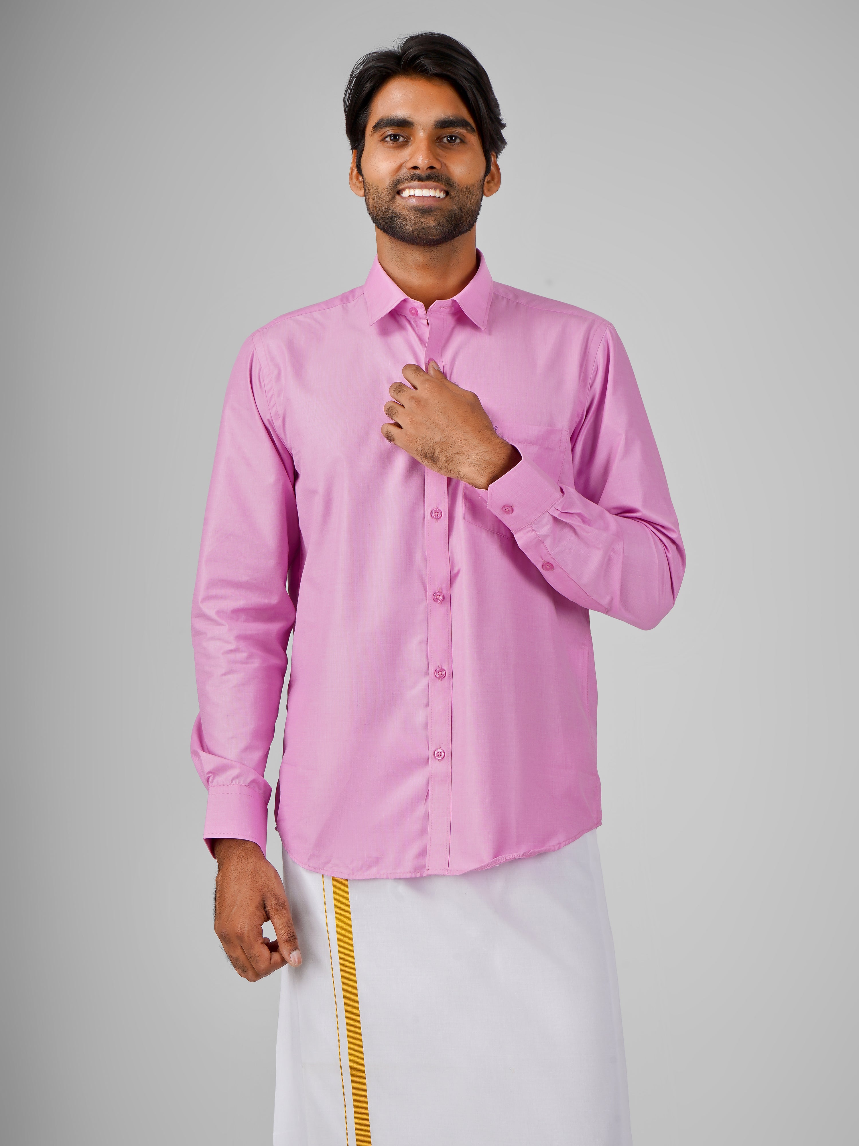 Pink Oxford Cotton Shirt
