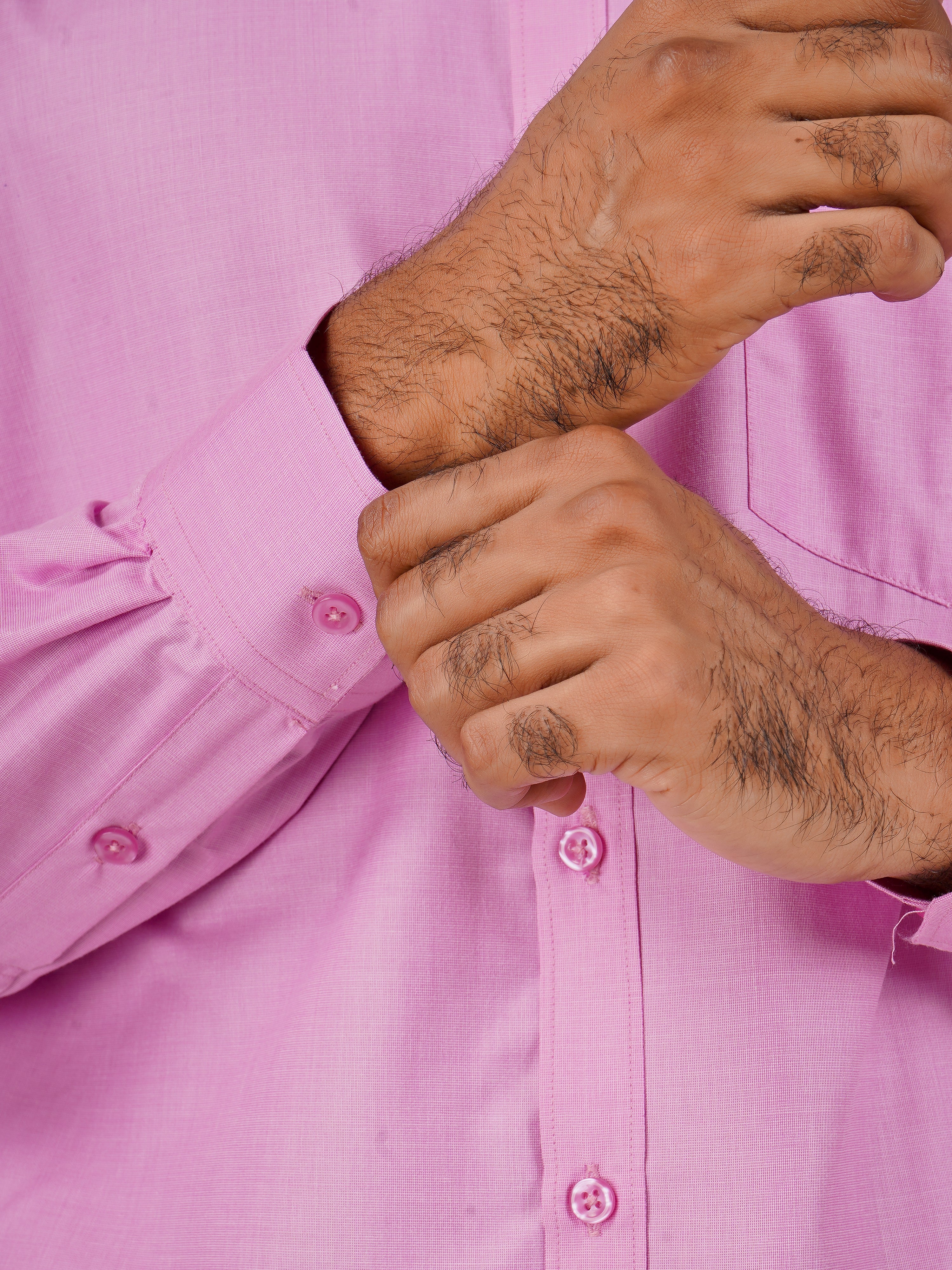 Pink Oxford Cotton Shirt